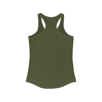 capable, confident, worth -Empowered and Unapologetic Women's Ideal Racerback Tank - Celebrating Self-Care, Self-Love, and Neurodiversity