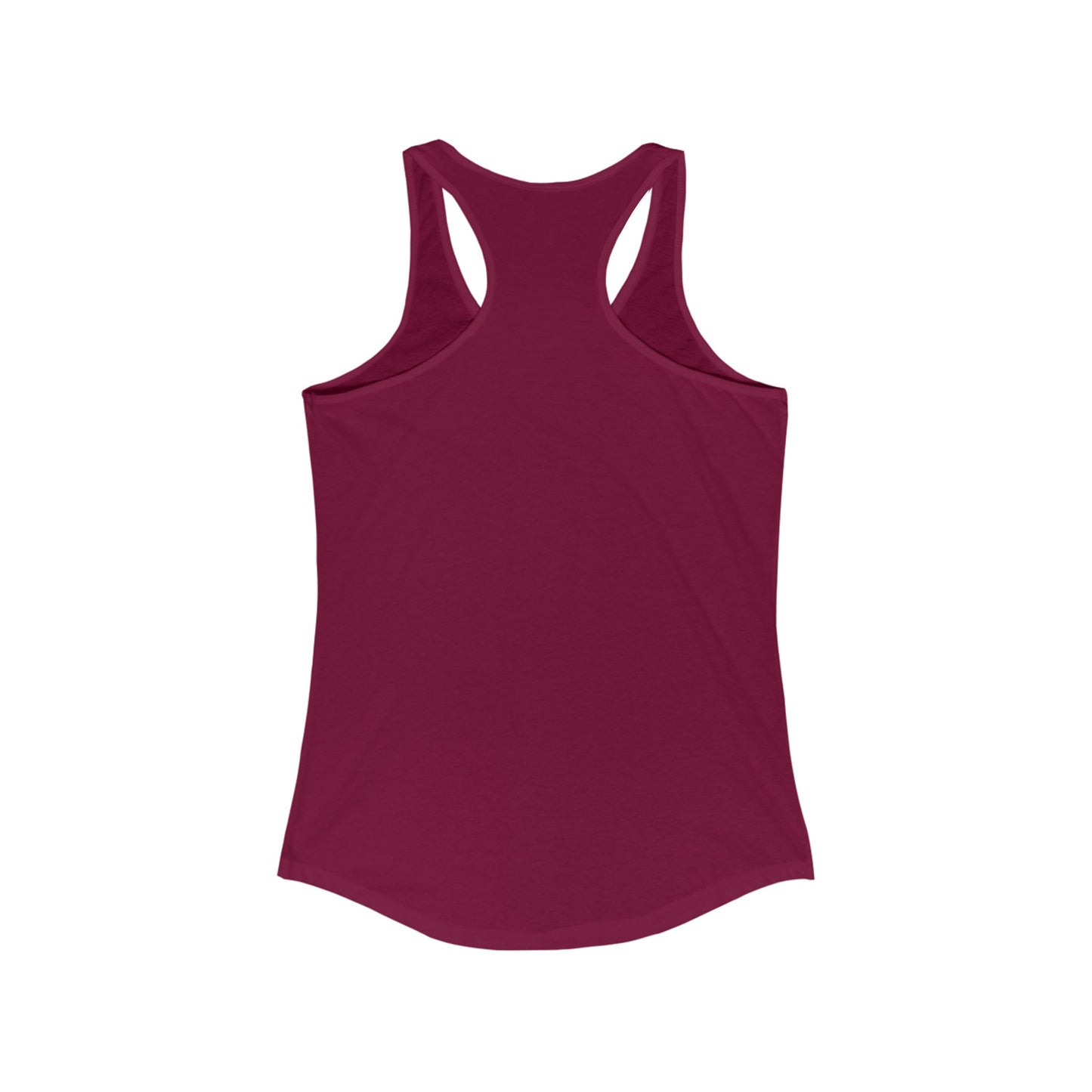 capable, confident, worth -Empowered and Unapologetic Women's Ideal Racerback Tank - Celebrating Self-Care, Self-Love, and Neurodiversity