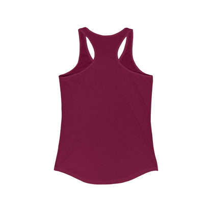capable, confident, worth -Empowered and Unapologetic Women's Ideal Racerback Tank - Celebrating Self-Care, Self-Love, and Neurodiversity