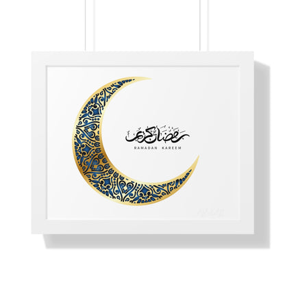 Ramadan Kareem Arabic calligraphy Framed Poster