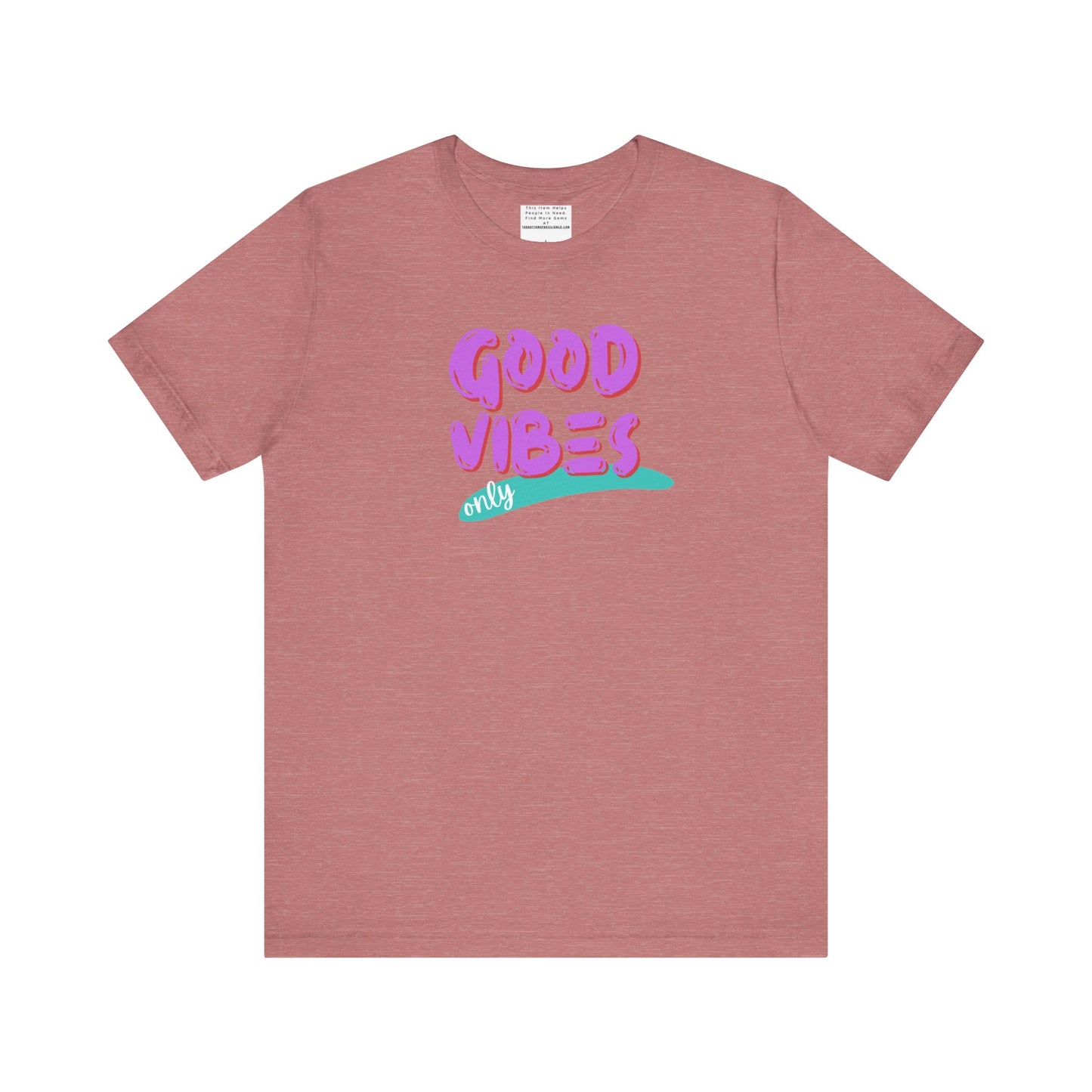 good vibes Unisex Jersey Short Sleeve Tee-mental health awareness month