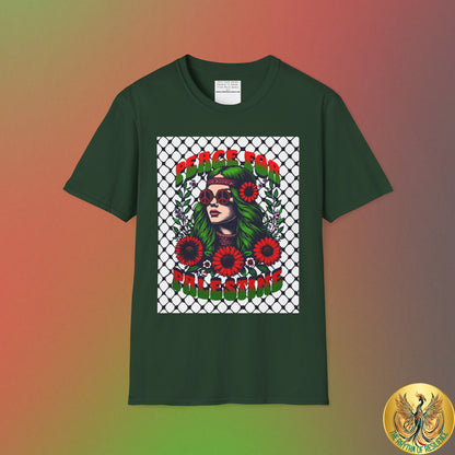 Peace for Palestine Unisex Softstyle T-Shirt