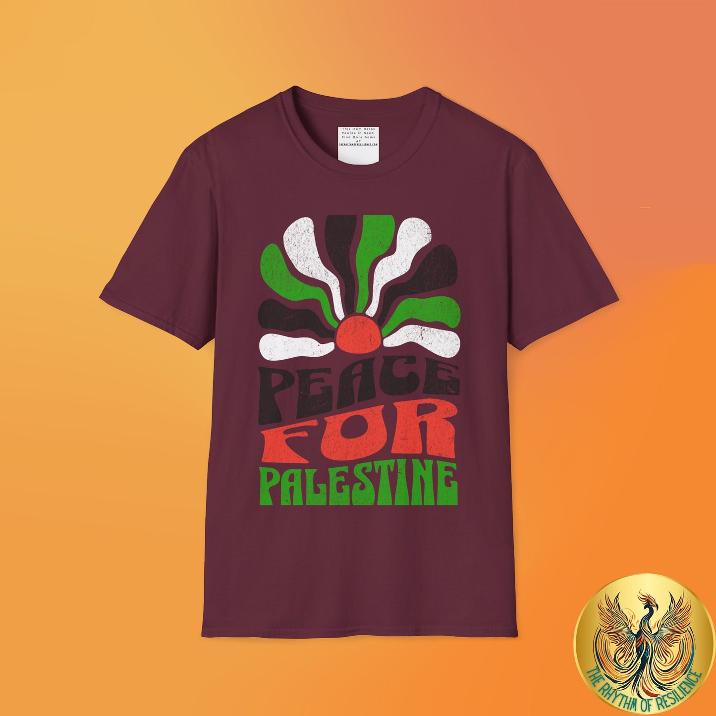 Peace for Palestine Unisex Softstyle T-Shirt