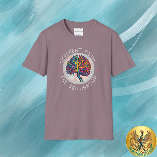 Divergent Routes, Shared Destination Unisex Softstyle T-Shirt