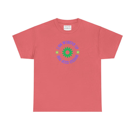 I AM WORTHY Unisex Heavy Cotton Tee