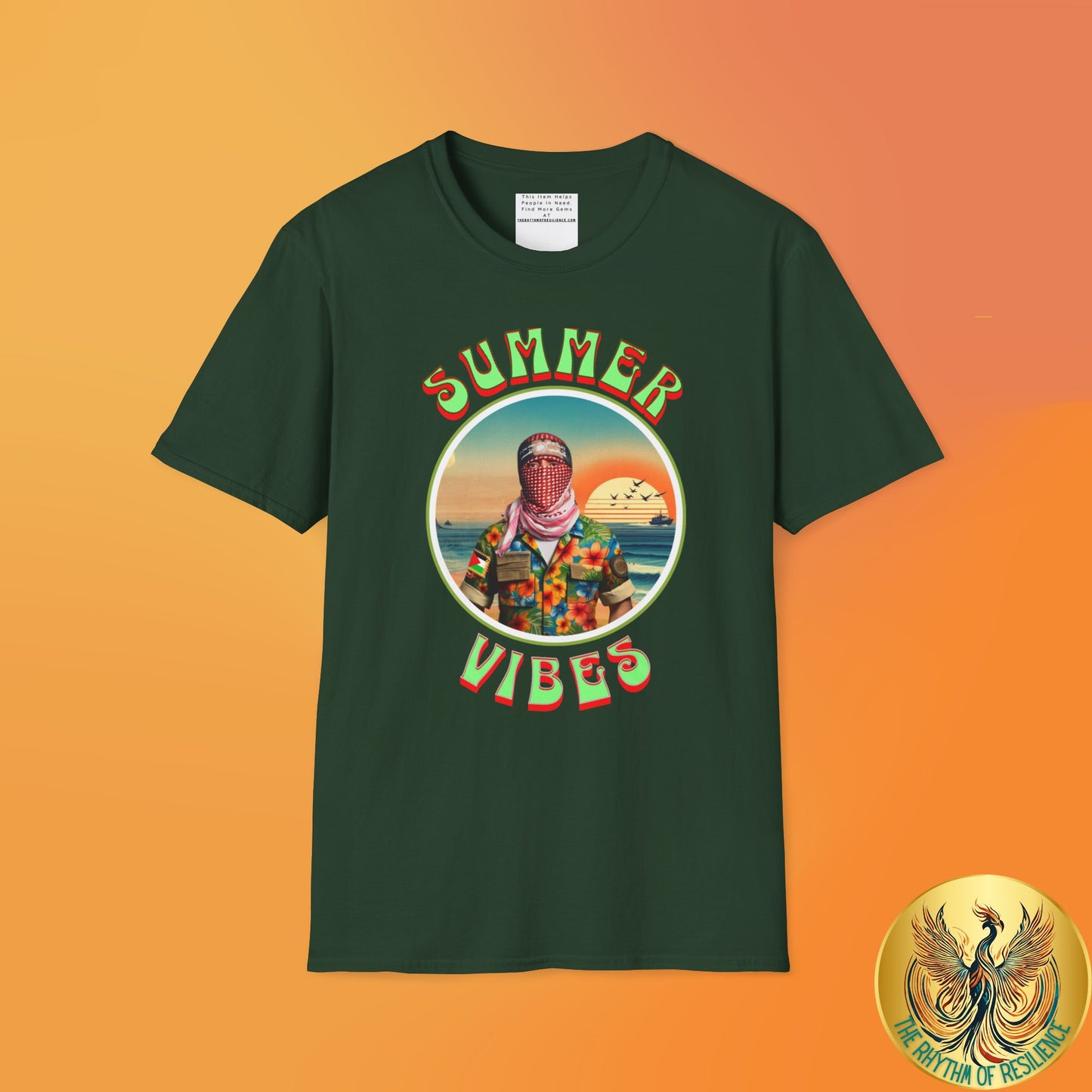 Summer vibes  Unisex Softstyle T-Shirt