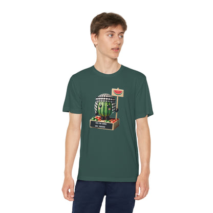 Youth "this fruit stand with Palestine" watermelon Competitor Tee