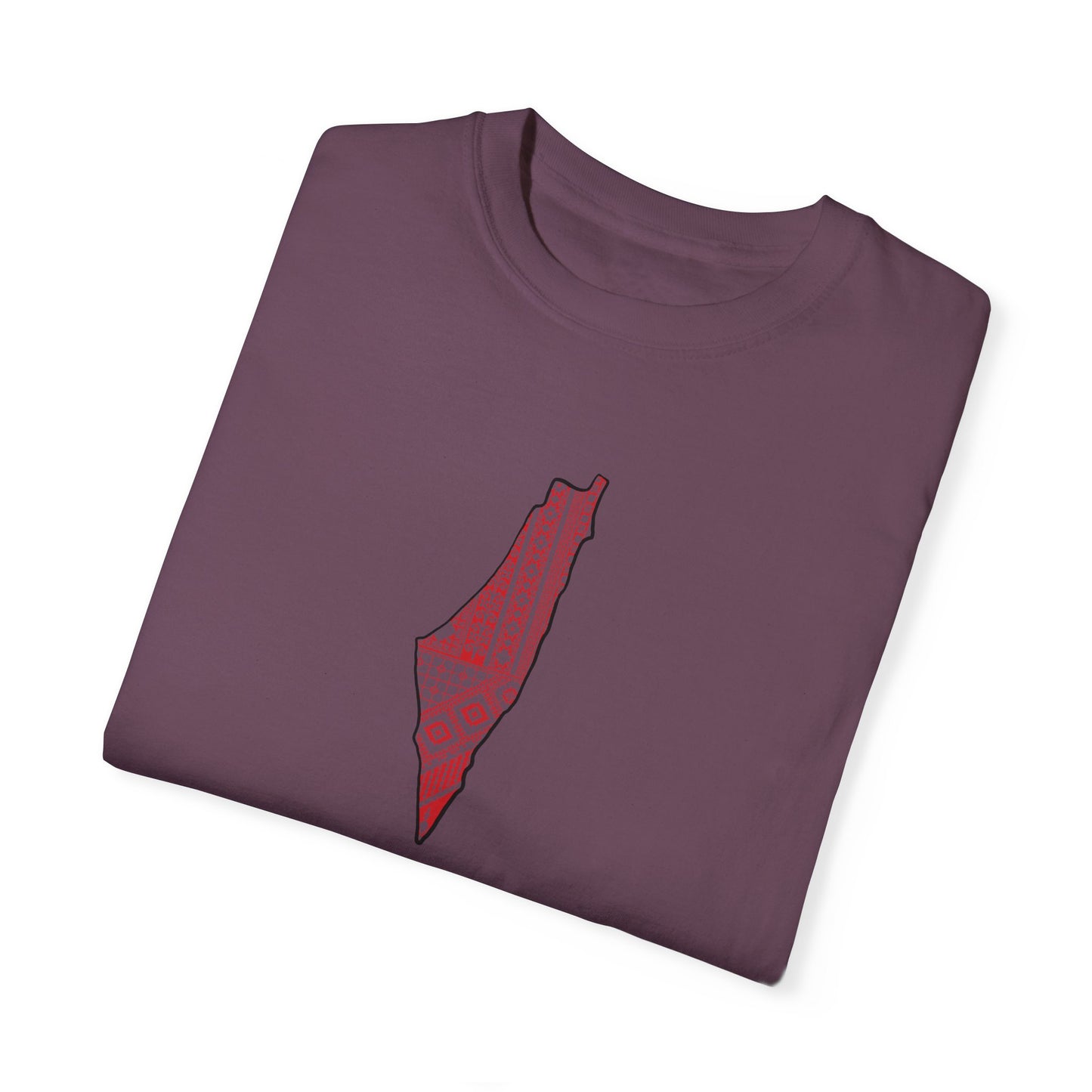 Unisex T-shirt, Arabic writing, Palestine map, Resist, Arabic, Support the Cause in Style, , Keffiyeh, Resistance, Free Palestine, tatreez