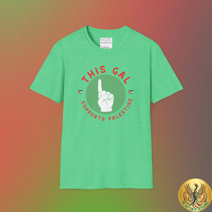 This Gal supporter Palestine Unisex Softstyle T-Shirt