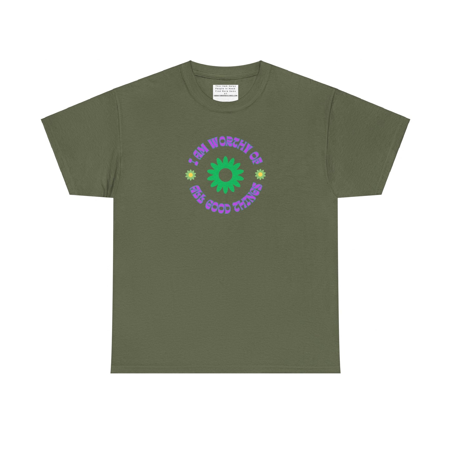 I AM WORTHY Unisex Heavy Cotton Tee