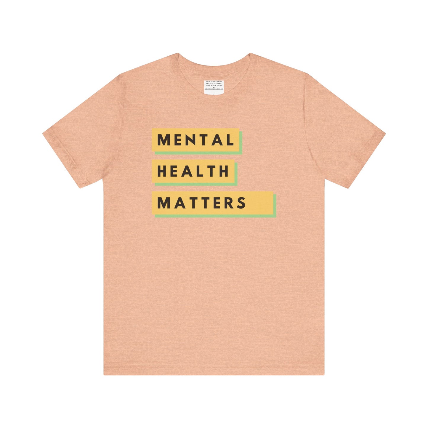Mental Health Matters Unisex Jersey Short Sleeve Tee-mental health awareness month