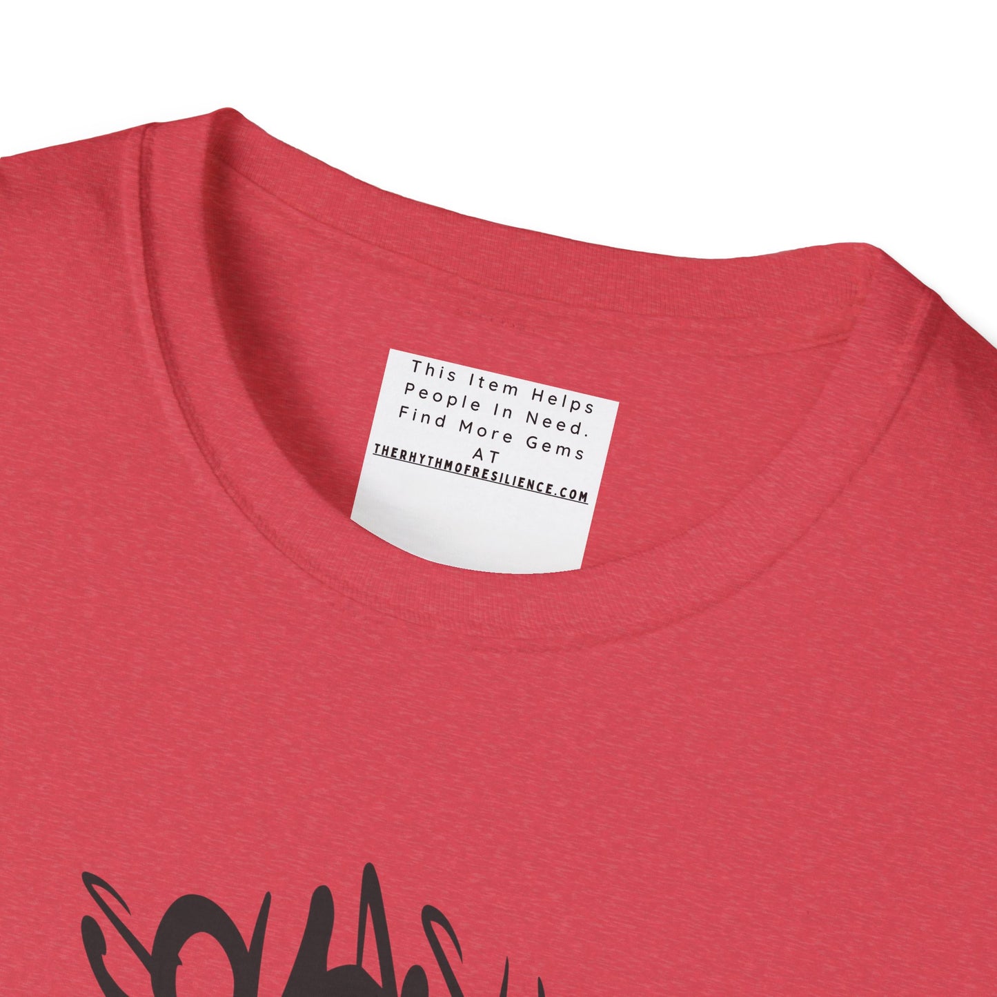 Squash The Stigma. Mental Health Awareness Unisex Softstyle T-Shirt