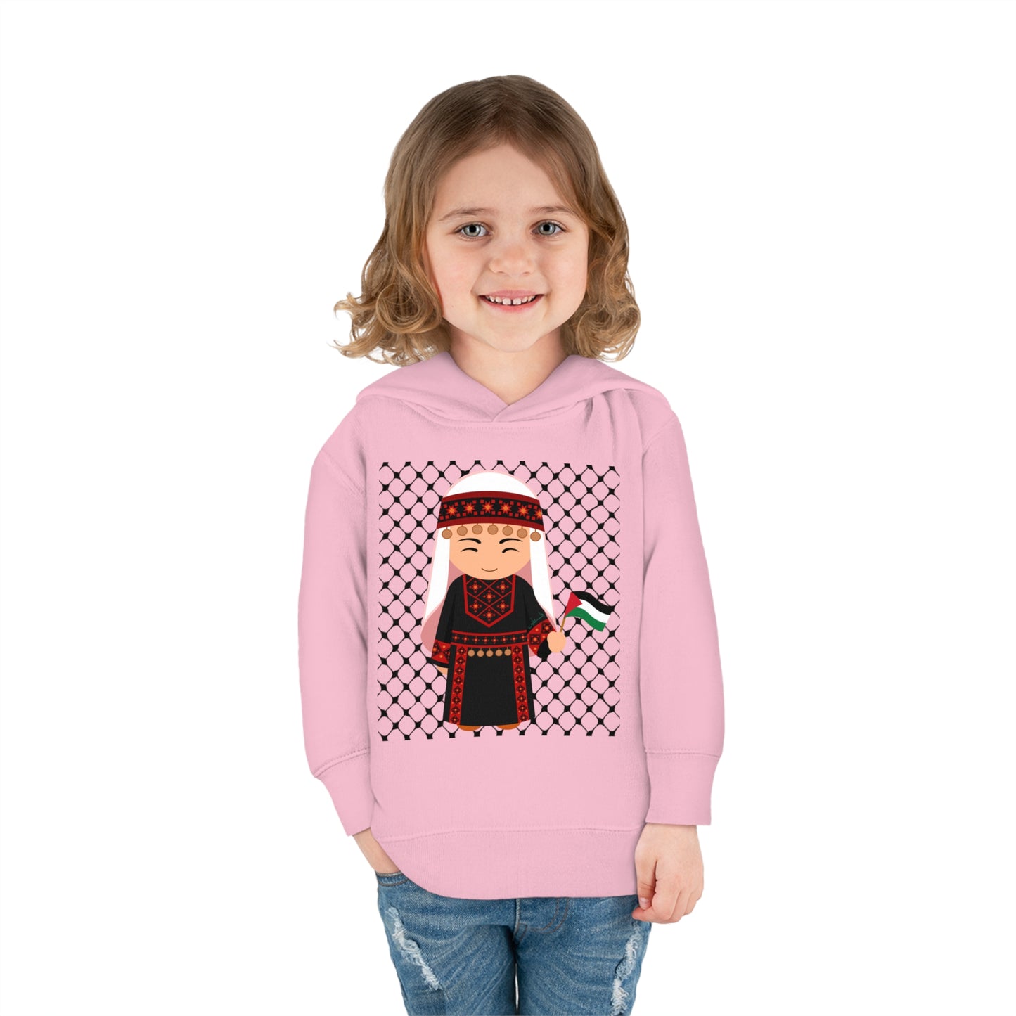 Palestine Toddler Pullover Fleece Hoodie