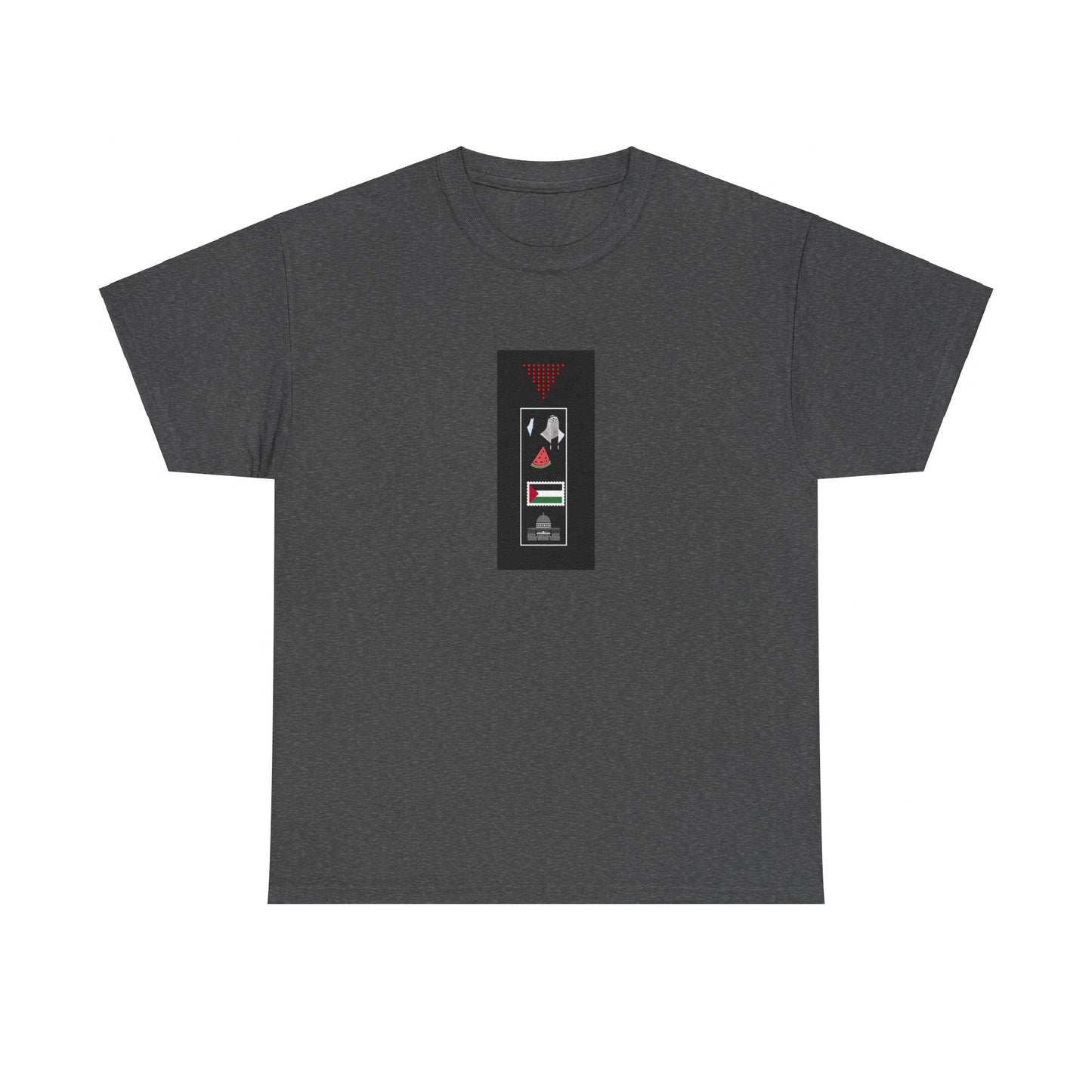 Palestine icon list Unisex Heavy Cotton Tee