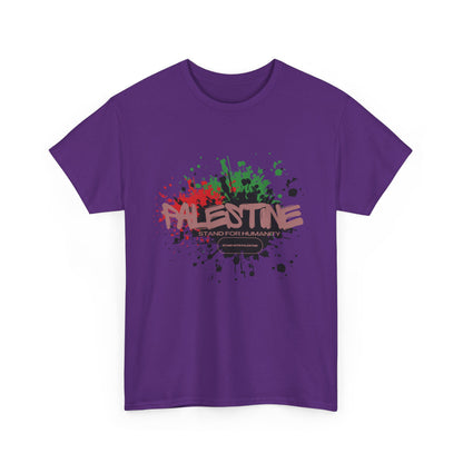 Unisex  Palestine Spring Splatter Heavy Cotton Tee