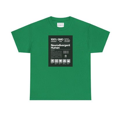 Neurodivergent Human Unisex Heavy Cotton Tee