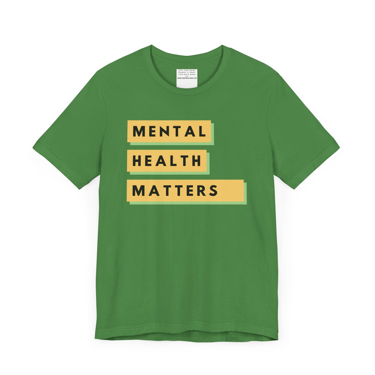 Mental Health Matters Unisex Jersey Short Sleeve Tee-mental health awareness month
