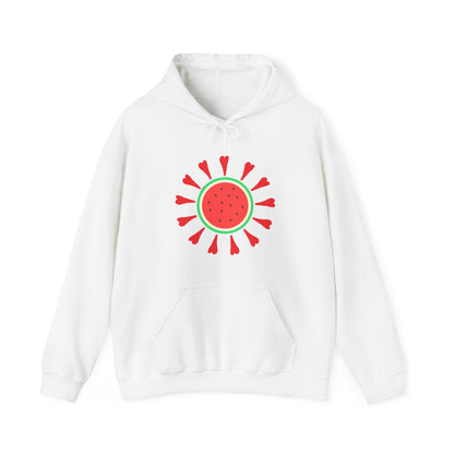 Watermelon Love  Palestine Spring Unisex Heavy Blend™ Hooded Sweatshirt