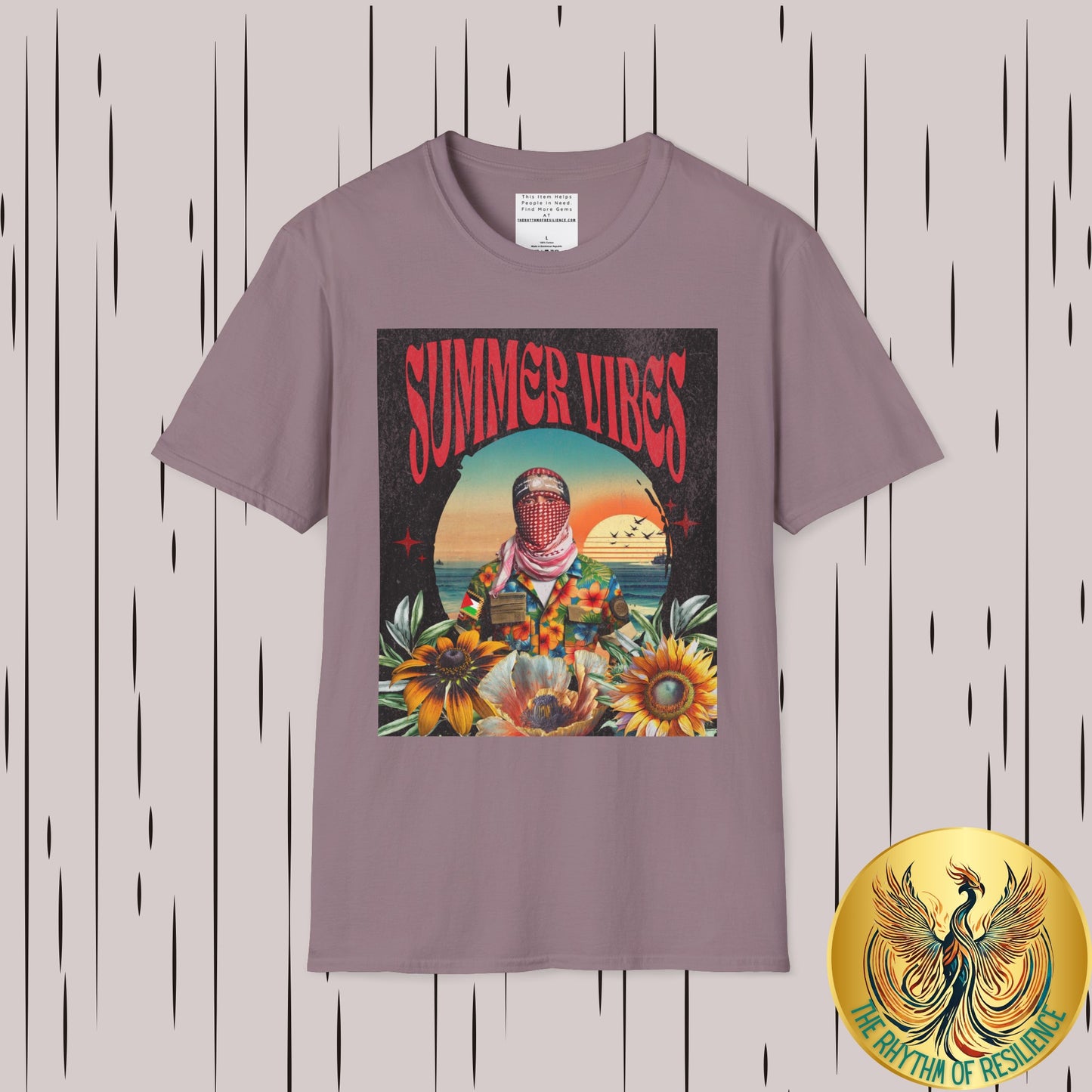 Summer vibes  Unisex Softstyle T-Shirt