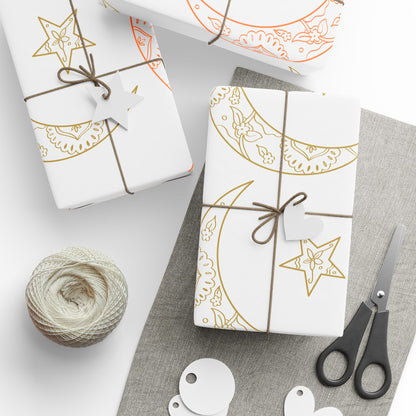 Wrapping Papers, Ramadan gift, Eid gift, holiday gift, Arabic, Islam, gift wrap, grey