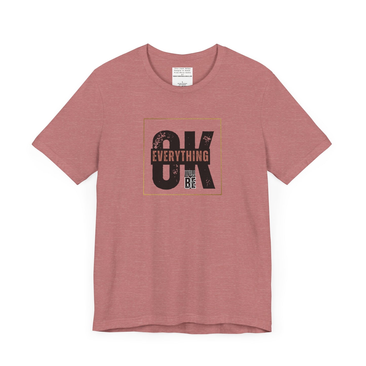 Everything Will Be ok Unisex Jersey Short Sleeve Tee-mental health awareness month