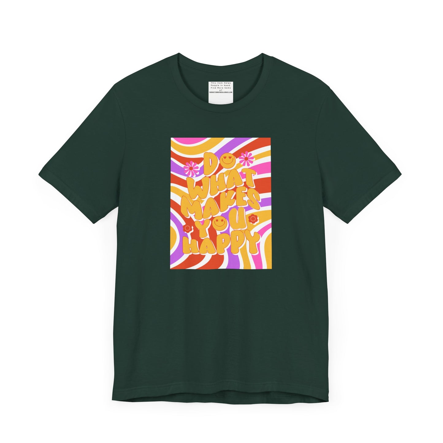 Do What Makes you happy Unisex Jersey Short Sleeve Tee-mental health awareness month