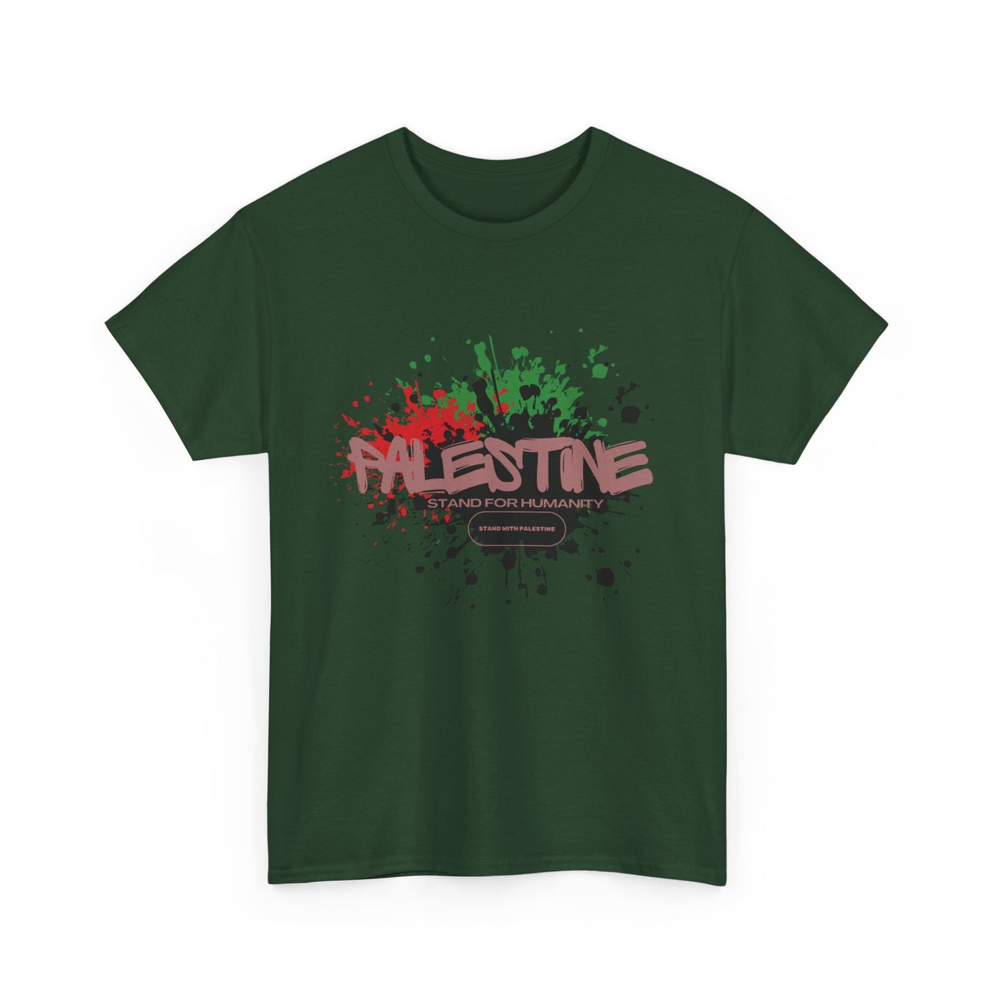 Unisex  Palestine Spring Splatter Heavy Cotton Tee