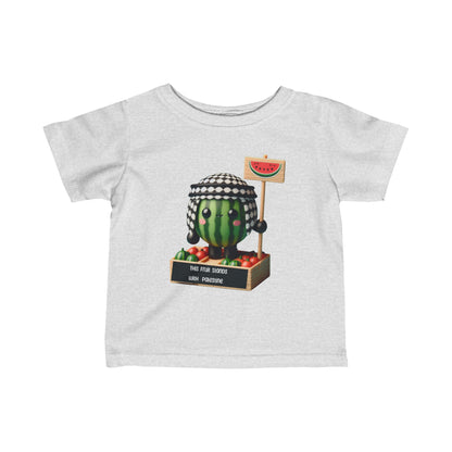 this fruit stands with Palestine watermelon Infant Fine Jersey Tee
