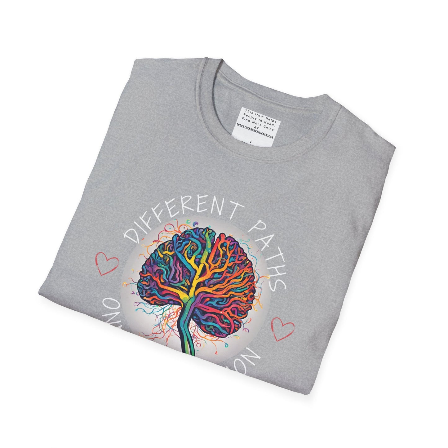Divergent Routes, Shared Destination Unisex Softstyle T-Shirt