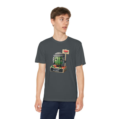 Youth "this fruit stand with Palestine" watermelon Competitor Tee