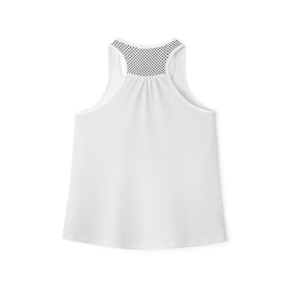 Summer Vibes Black and White Kufiyah keffiyeh Print accents Women's Tank Top (AOP)