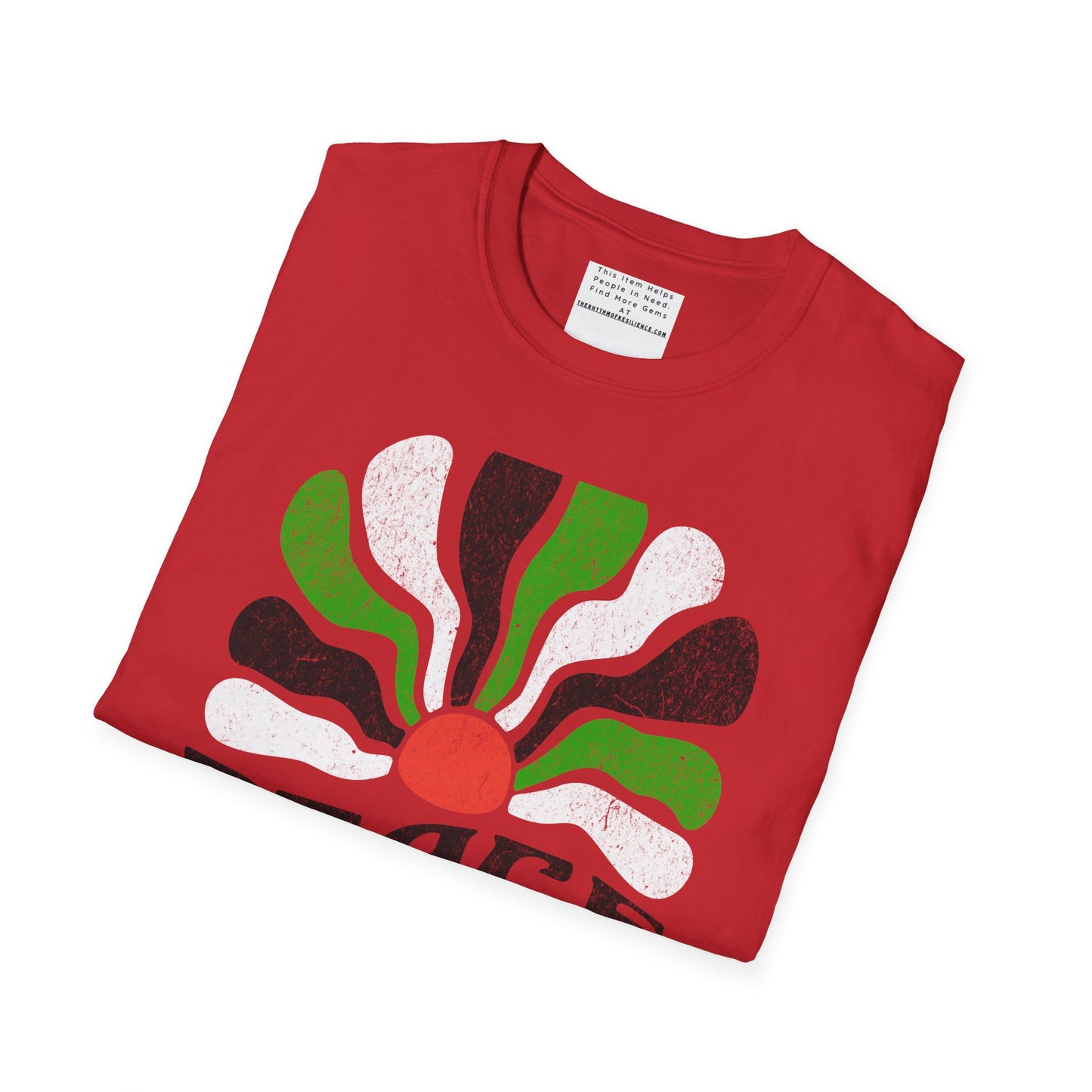 Peace for Palestine Unisex Softstyle T-Shirt