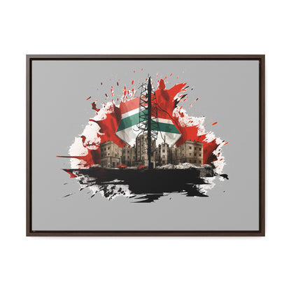 Canvas Wraps, Horizontal Frame, Palestine, Resist, Support the Cause in Style, Keffiyeh, Resistance, Free Palestine, Gaza, Palestine art