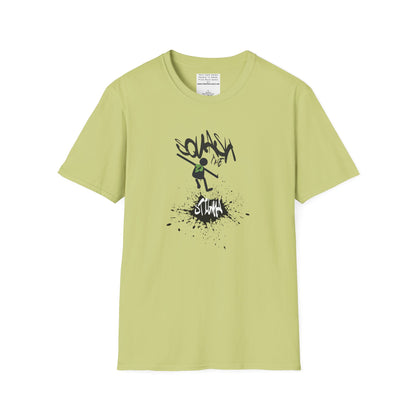 Squash The Stigma. Mental Health Awareness Unisex Softstyle T-Shirt