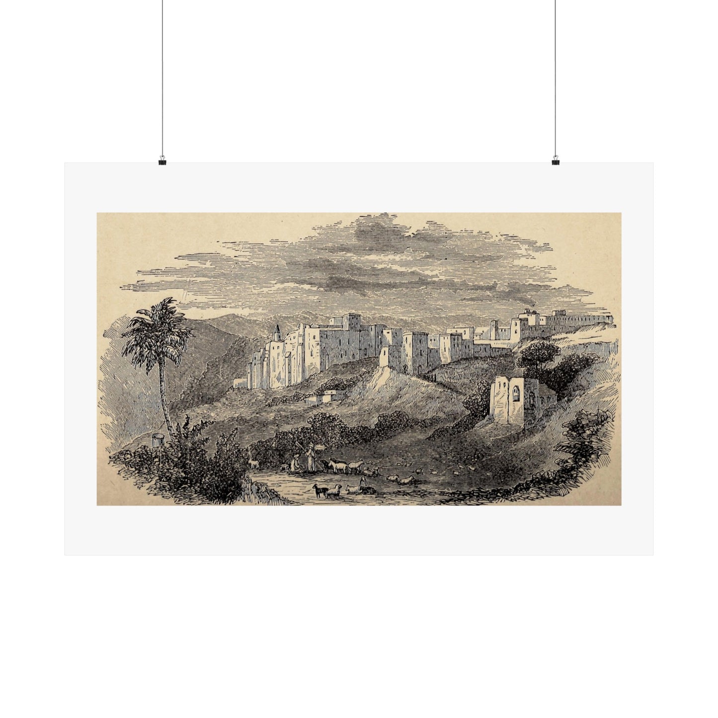 Bethlehem 1872 Matte Horizontal Posters
