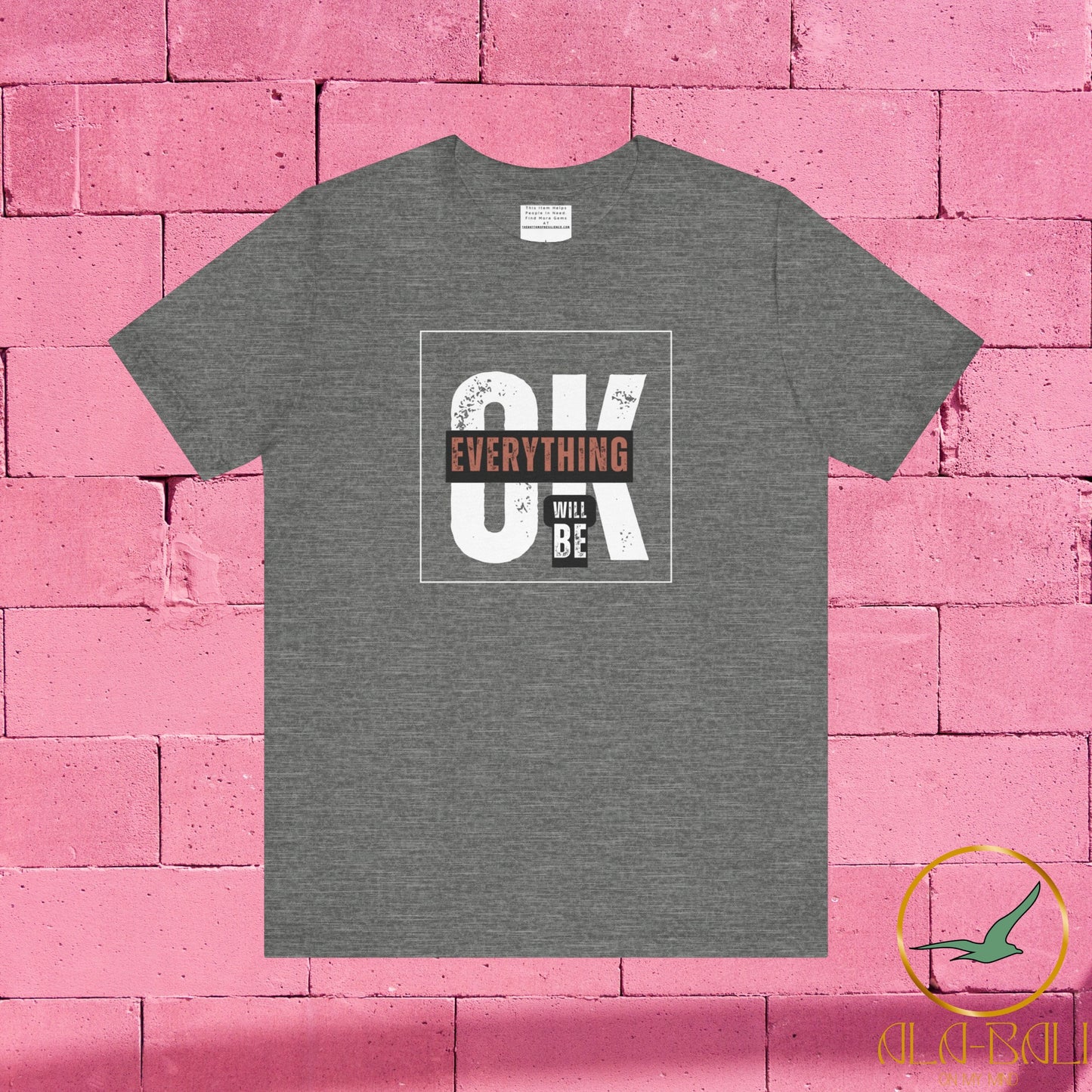 Everything will be ok Unisex Jersey Short Sleeve Tee-mental health awareness month