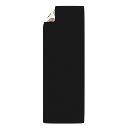 Neurodivergent Rubber Yoga Mat: Vibrant Brain Patterns for Mindful Movement