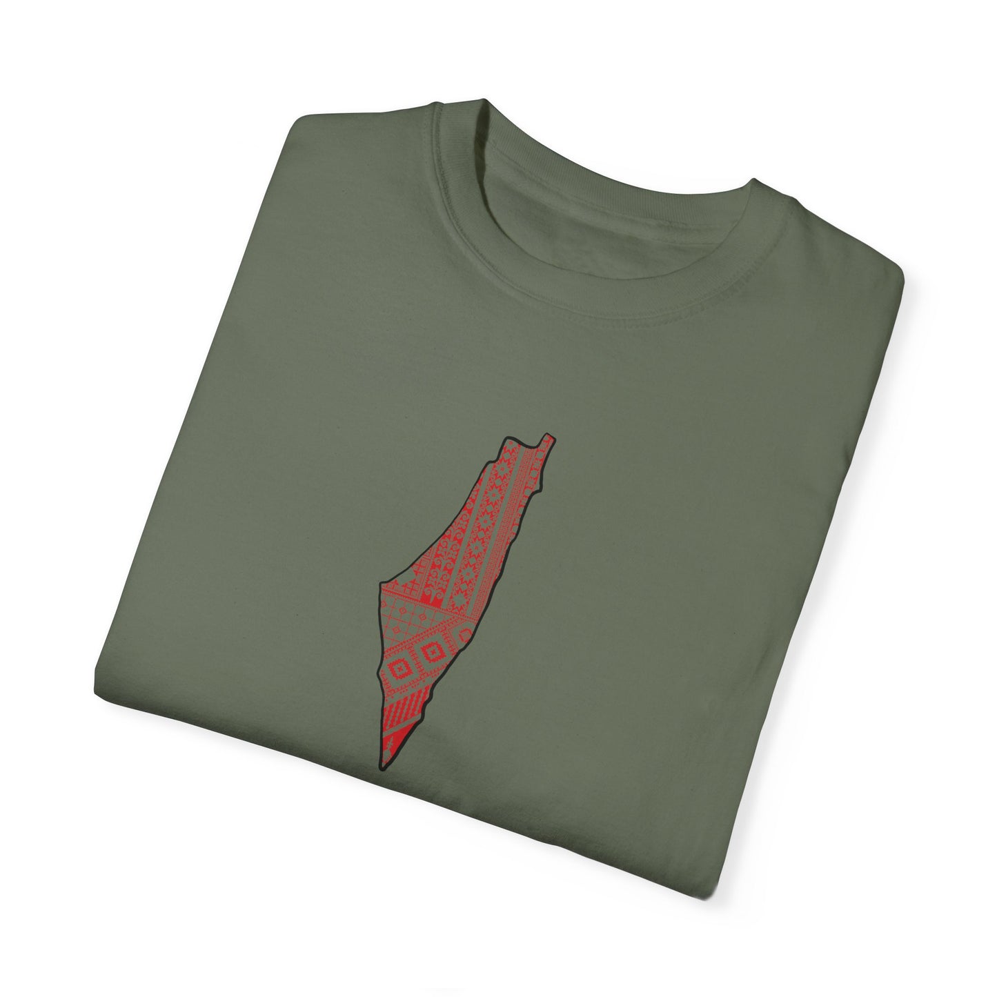 Unisex T-shirt, Arabic writing, Palestine map, Resist, Arabic, Support the Cause in Style, , Keffiyeh, Resistance, Free Palestine, tatreez