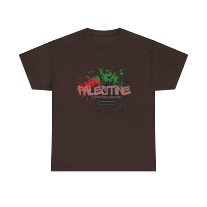 Unisex  Palestine Spring Splatter Heavy Cotton Tee