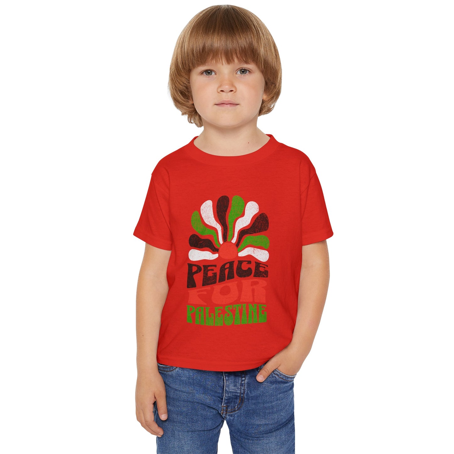 Peace For Palestine Heavy Cotton™ Toddler T-shirt