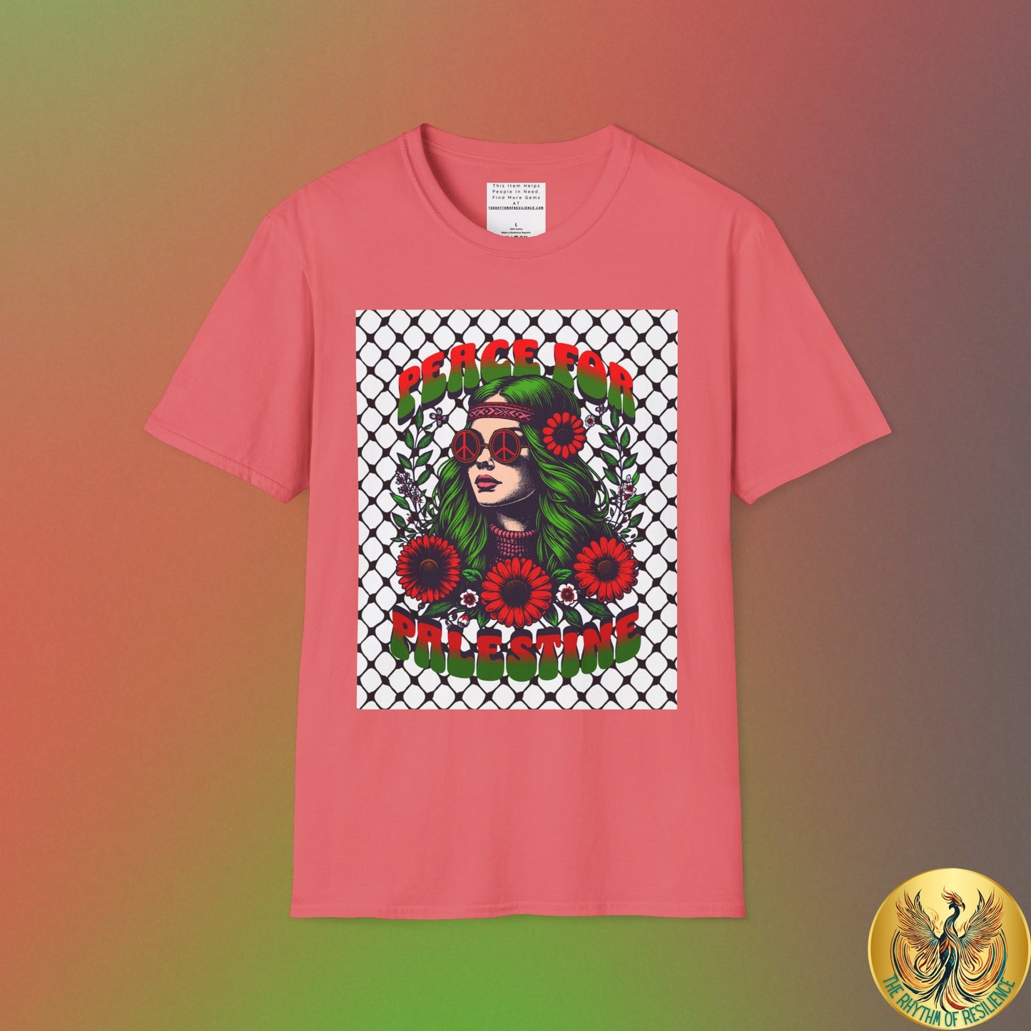 Peace for Palestine Unisex Softstyle T-Shirt