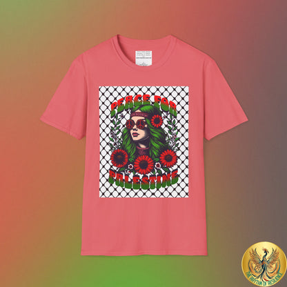 Peace for Palestine Unisex Softstyle T-Shirt