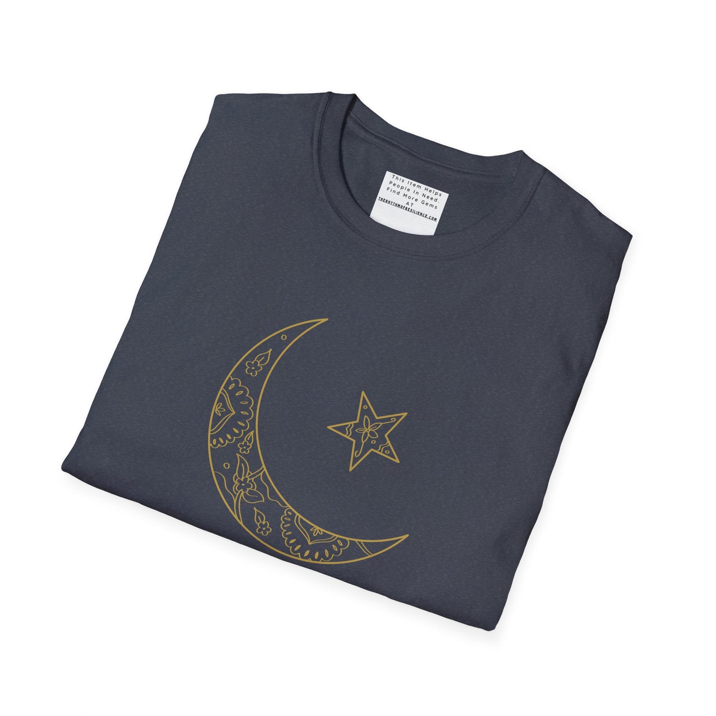 Unisex Heavy Cotton Tee, Islam shirt, shirt,  Islam, gift, Eid, holiday, beads, fasting, Arabi,  Arabic calligraphy, moon, star, crescent