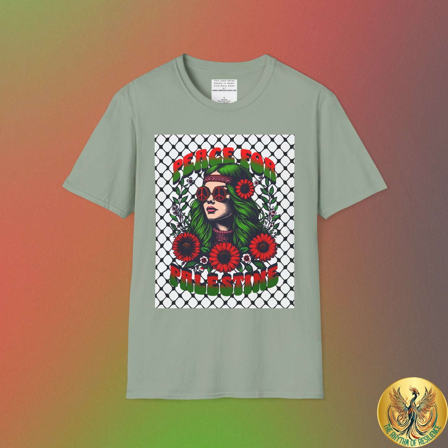 Peace for Palestine Unisex Softstyle T-Shirt