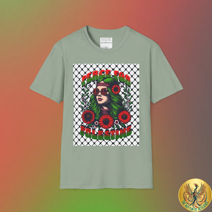 Peace for Palestine Unisex Softstyle T-Shirt