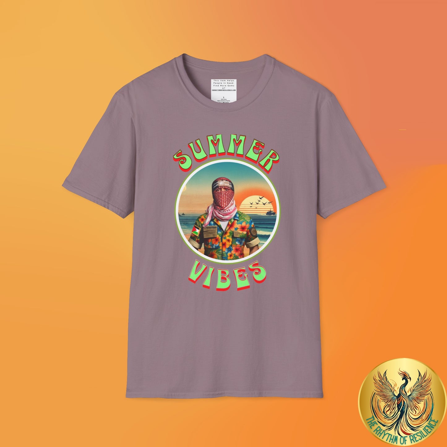 Summer vibes  Unisex Softstyle T-Shirt