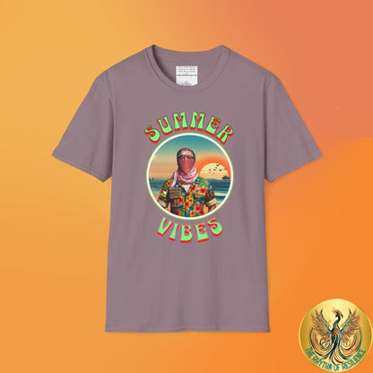 Summer vibes  Unisex Softstyle T-Shirt