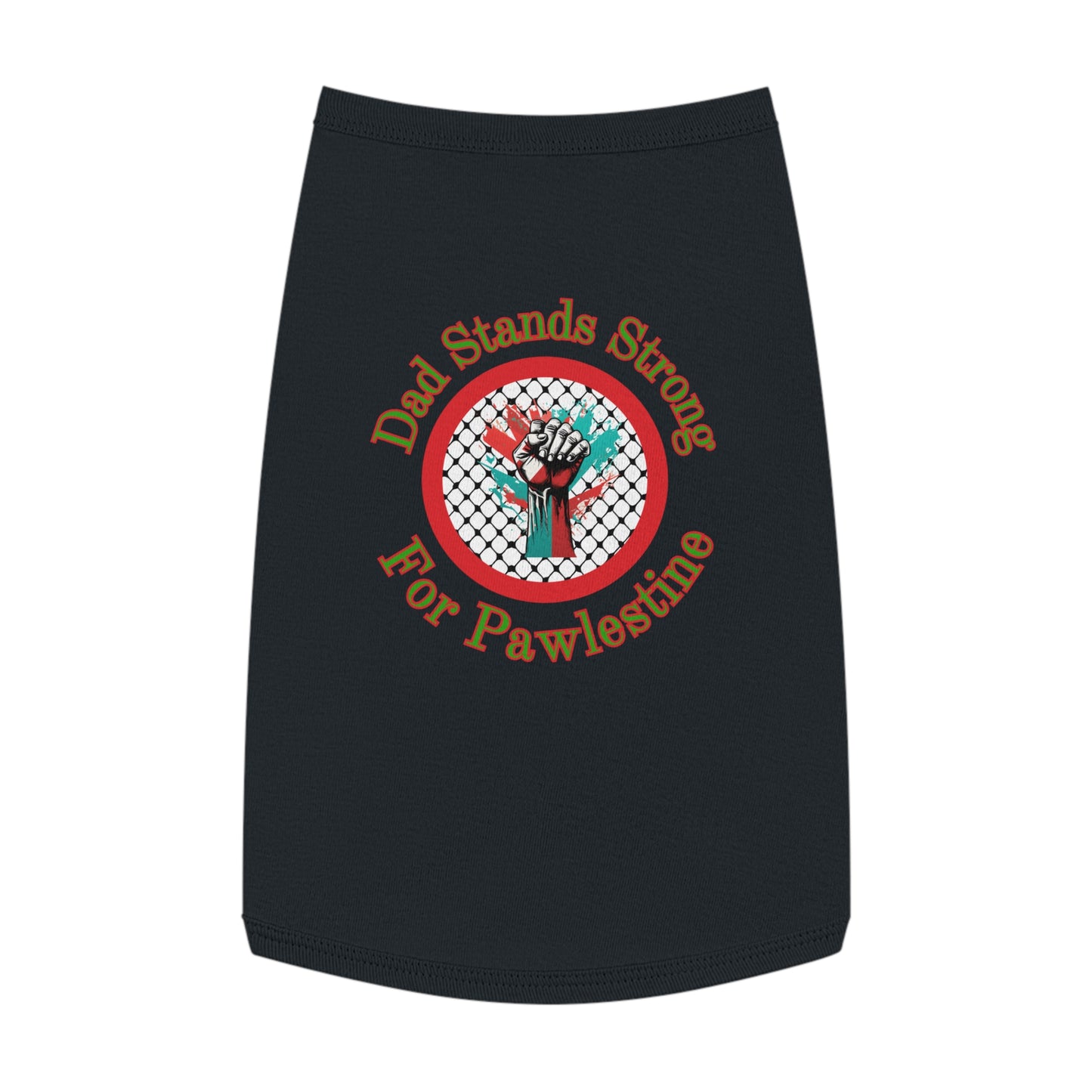 Dad Stands Strong Pet Tank Top