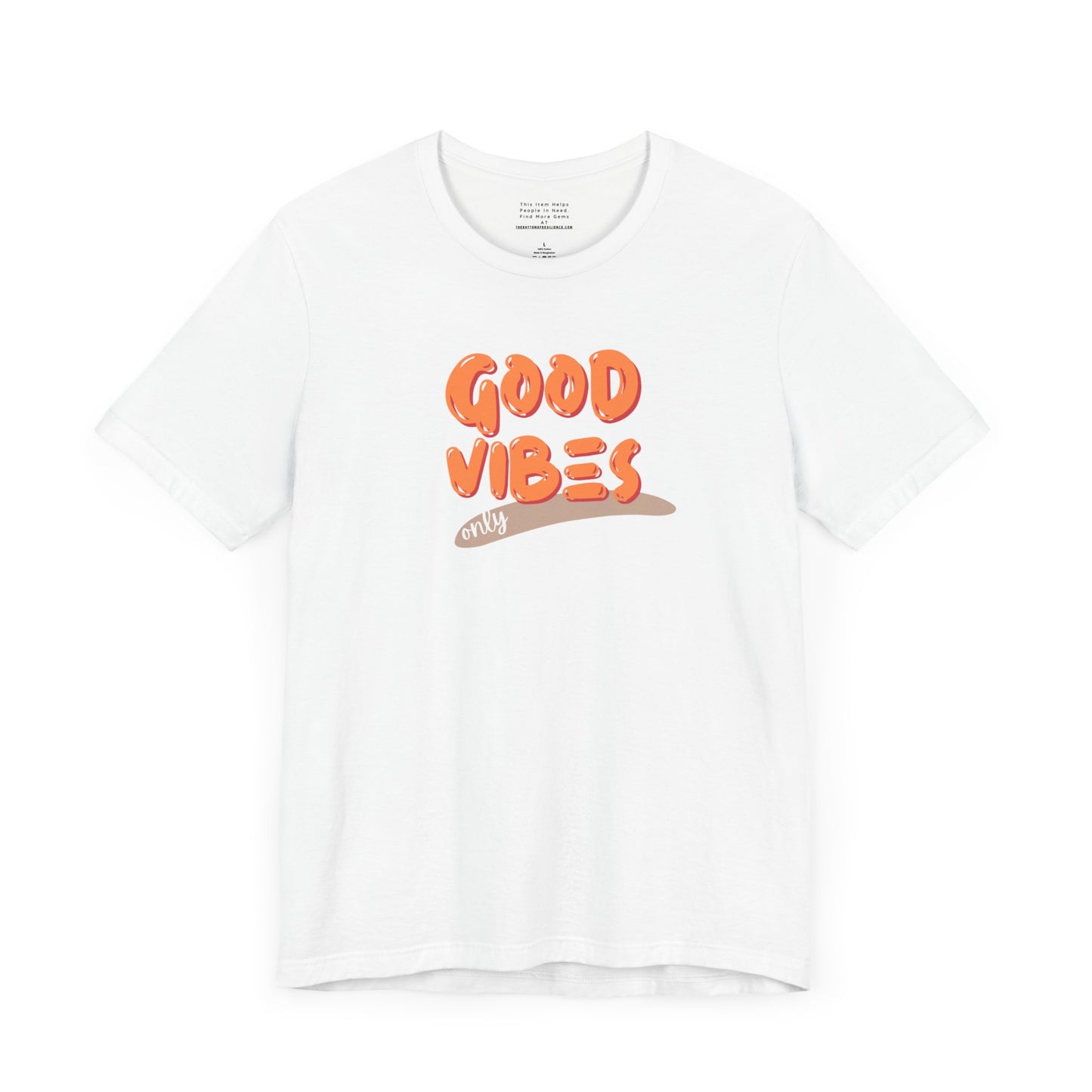 good vibes Unisex Jersey Short Sleeve Tee-mental health awareness month
