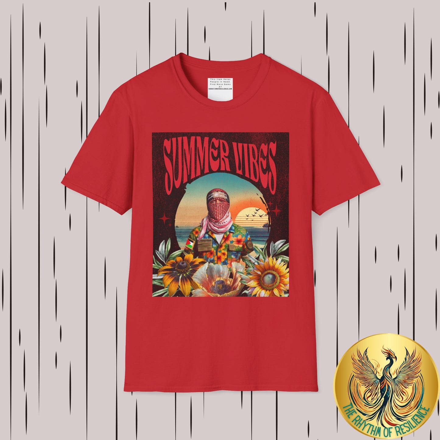 Summer vibes  Unisex Softstyle T-Shirt
